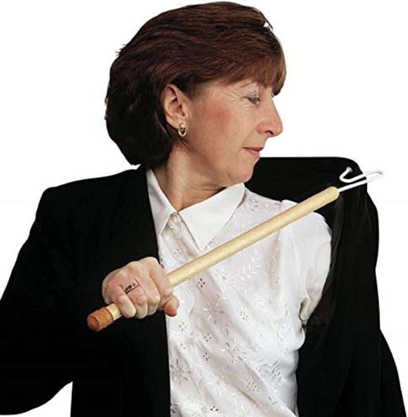 Homecraft Dressing Stick Coated Hook to Pull on or Push off Clothes Independently Remove Socks Daily Living Aid Difficulty Bending or Limited Reach 52 cm Long Eligible for VAT relief in the UK