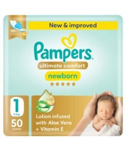 Pampers Ultimate Comfort Size 1 Taped Diapers 2-5 Kg 50 Count