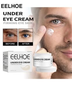 EELHOE Mens Eye Cream, Eye Cream for Dark Circles and Puffiness, Anti-aging Caffeine Eye Cream for Men, Brightens, Reduces Puffiness, Dark Circles, and Fine Lines, Eye Treatment for Men