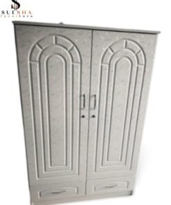 SULSHA 2 Door Wooden Wardrobe Cabinet Cupboard Engineered Wood Perfect Modern Stylish Heavy Duty Baby Locker