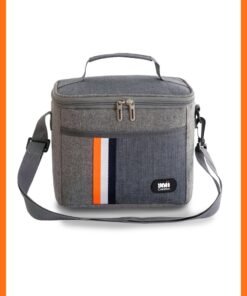 YAH Creation YAH Thermal Lunch Bag, Large Insulated Portable Cooler Tote for Adult and kids, Shoulder Leak Proof and Water Resistant handbag for Work, Office, Picnic, Travel, School - Reusable lunch box Bag. lunchbag