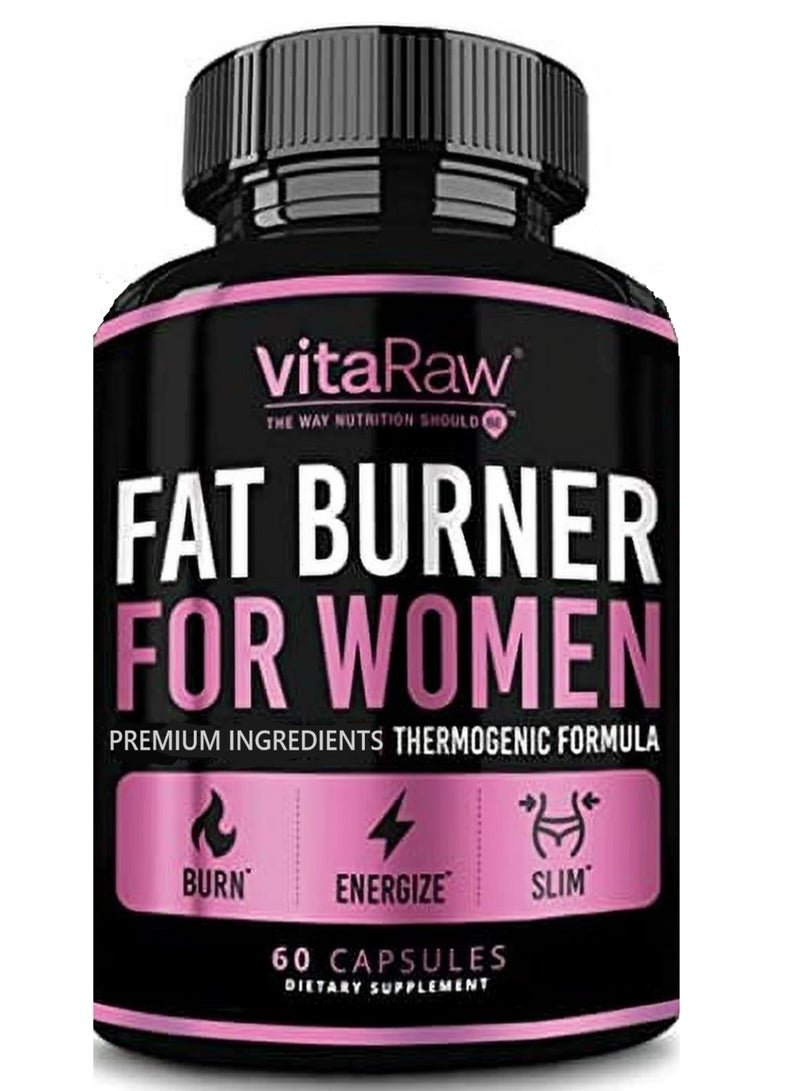 VitaRaw Fat Burner for Women 60 Capsules