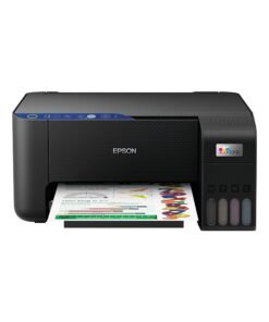EPSON EcoTank L3252 Home ink tank printer A4, colour, 3-in-1 printer with WiFi and SmartPanel App connectivity Black