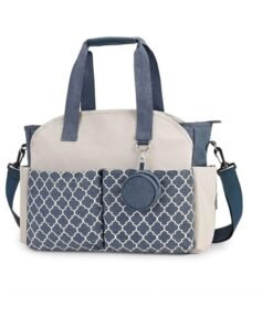 INSIJAM Diaper Bag Tote with Pacifier Case Diaper Bag Backpack for Mom - Large Capacity Hospital Bag for Delivery Baby Travel Tote with Insulated Bottle Pocket and Wipes Case Waterproof Handbag Includes Pacifier Holder