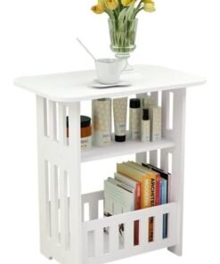 Alternative view of HOME TASTE Modern Bedside Table with Storage – Nightstand Side Table for Bedroom, Sofa & Living Room – Compact Small Coffee Table