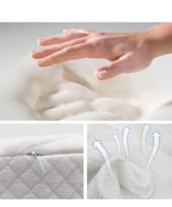 Alternative view of Gonice Baby Wedge Pillow ,Soft Round Crib Wedge Pillow With Washable Cover,Feeding Pillows for Reflux Baby Sleep