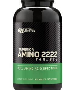 Optimum Nutrition Superior Amino 2222 Tablets, Complete Essential Amino Acids, EAAs to Maintain Muscle Tissue - 320 Tablets