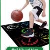 GROIC Basketball Footstep Training Mat, Basketball Train Mat, Non-Slip Shock Absorbing Silent Basketball Dribble Trainer, Basketball Practice Equipment for Control Training (60*90 cm)