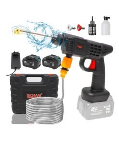 BONAI Powerful Cordless Electric High Pressure Washer with Dual Large Capacity Batteries - Ideal for Effortless Car Washing