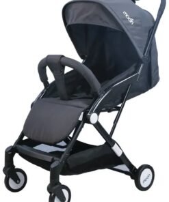 Moon Compact Stroller – Fold, Cabin-Approved, Air Travel Friendly, Lightweight, Easy Carry, for 0–3Y (0–18kg) – Dark Grey