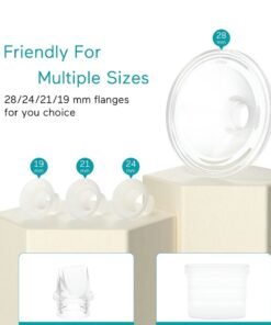Paruu P10 Hands-Free Breast Pump Wearable, Low Noise, 4 Modes & 9 Levels, Electric Breast Pump Portable, Smart Display - Image 3