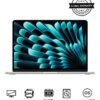 Apple New 2024 MacBook Air MC8H4 13-inch Display, Apple M3 Chip 8-Core CPU 8-Core GPU Processor/16GB RAM/256GB SSD/Intel UHD Graphics(International Version) English Silver