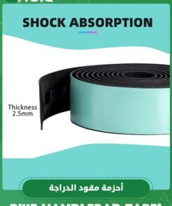 GROIC 2 Roll Bike Handlebar Tape - Road Bicycle Bar Tapes, PU Leather Surface EVA Foam Cycling Handle Bar Wraps with End Plugs - Image 4