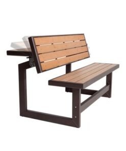 Lifetime, Convertible Bench, 55.5", 2 year limited warranty, Colour Light Brown - Image 3