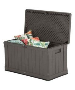 Lifetime, 439L, Heavy Duty Storage Box, 10 Year Limited warranty, Brown Colour Box, Brown Lid, LFT-60089 - Image 3