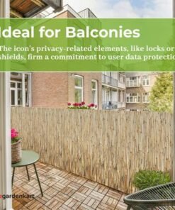 Egardenkart Bamboo Reed Fence/Privacy Fence (1mtr x 6mtrs)