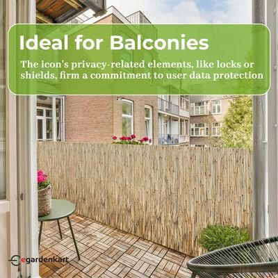 Egardenkart® Bamboo Reed Fence/Privacy Fence (1.2mtrsx6mtrs)
