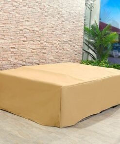 Protection Cover for Aston 7-Seater Corner Sofa Set - L285 x W210 x H80cm - Beige - Image 3