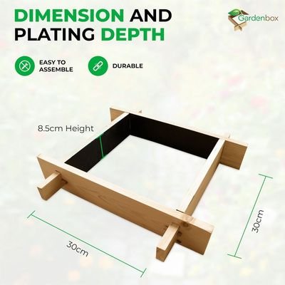 Puppy 1 x 1 foot gardenbed - Image 3