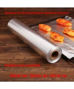 Hotel Thickened Tin Paper Barbecue Oven Household Aluminum Foil Barbecue Paper Barbecue Sweet Potato Oil Paper Barbecue Baking Oil-proof Paper