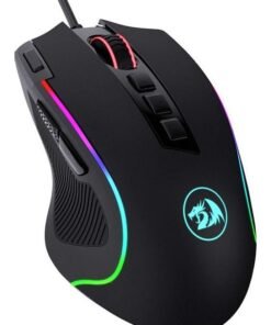 REDRAGON M612 Predator RGB Gaming Mouse, 8000 DPI Wired Optical Gamer Mouse 5 Backlit Modes, Software Supports DIY Key binds Rapid Fire Button