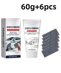 Homonth Nano Sparkle Cloth Car Polish Scratches Remover,6PCS Multi-Purpose Nano Magic Cloth Easy to Repair Small Scratched Water Spots Scratch Car Remover for All Car