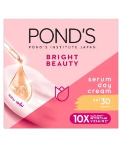Pond's Bright Beauty Serum  Day Cream With SPF 30 Niacinamide And Vitamin E Pink 50grams