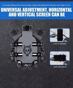 UNUNS Bike Phone Holder,Motorcycle Phone Mount,Adjustable Heavy Duty Phone Camera Mount,8 Claws Tightly Hold 4.7"-7.2" Smartphones,Mounting Handlebar Bracket For Bicycle Motorcycle E-Bike ATV Scooter - Image 4