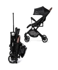 Kidilo Premium Foldable Baby Stroller | Lightweight, Portable Design | Four-Wheel Stroller for Newborns and Infants