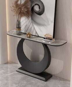 Alternative view of Merry Moments U Shaped Console Table Hallway Entry Table Styling Table Narrow Table for Living Room Entryway Corridor or Sofa Side Table Modern Minimalism Size: L120xH80x30 cm