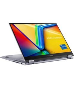 ASUS Vivobook S14 Flip 2-in-1 Laptop With 14-Inch Display, Core i5-13420H Processor/16GB RAM/512GB SSD/Intel Iris Xe Graphics/Windows 11 Home English TRANSPARENT SILVER