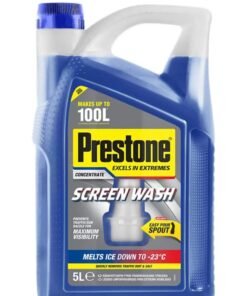 Prestone Concentrate Screenwash/ Windshield Washing Liquid For Vehicles, 5 L