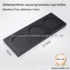 High-End Leather Business Meeting Tea Coaster With Pen Slot Coaster Office Supplies Hotel Mineral Water Coaster Table Mat