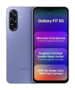 Samsung Galaxy F17 5G Violet Pop (4GB RAM, 128GB Storage) Android Smartphone | 6x OS Upgrades | Large Display | 50MP OIS Camera | Gorilla Glass Victus | IP54 Dust And Water Resistant | Indian Version
