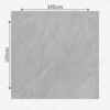 Burberry Grey 120x120cm 09mm – Glossy