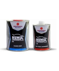 NUMIX MS 700 Clear Coat  1 Liter + Hardener (0.5 Liter) Specially Designed for Automotive by National Paints