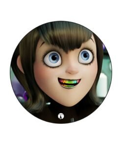 RKN Hotel Transylvania Printed Round Pin Badge Multicolour