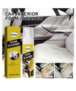 RAYHONG Multifunctional Car Foam Cleaner,100ml No Flushing Car Interior Cleaning,Grease-Free Cleaner All Purpose Foam Cleaner Spray Lemon Flavor For Car House Kitchen