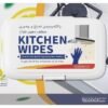 MOMENT Kitchen Cleaning Wet Wipes 1 Pack - 80 Count, Cleaning Wet Wipes For Kitchen, Oven, Powerful Cleaning & Strong Oil Removal Safe on Skin_Lemon