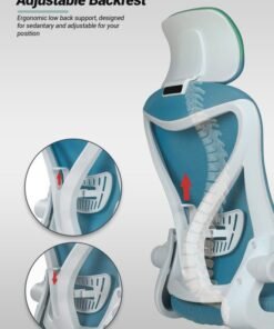 DROGO premium Ergonomic Office Chair for Work from Home, High Back Computer Chair with Mesh, Flip-up Armrest, Recline, Adjustable Seat & Lumbar Support Mesh Chair for Office - Image 4