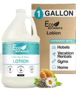 Terra Pure 1-Shoppe Terra Pure Eco Botanics Natural Lotion with Raw Honey & White Tea | Gallon Jug Bulk Toiletries for Airbnb, Vacation Rentals, and Home Bathroom | Refill For Soap Dispensers