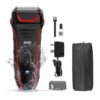WAHL Clean And Close Electric Razor Rechargeable Wet/Dry Waterproof Electric Shaver For Cordless Men'S Grooming And Beard Trimming - Lithium Ion With Long Run Time And Quick Charge – 07064-027