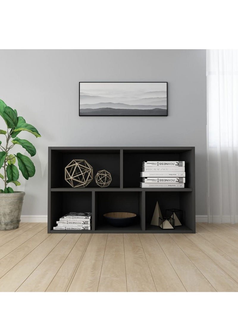 MODERN HOME Multifunctional Shelf for Kid's Room and Office - Organizer for Toys, Books, and Supplies, Black