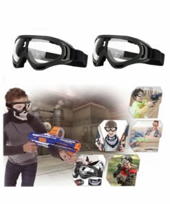 SOLARAE Children‚Äôs Safety Glass, 2 Pcs Kids Outdoor Game Protective Goggles Safety Goggles Eyewear for Elite Toy Game Eye Protection & Laboratory Work Safety Glasses