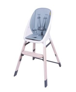 Koo-di Tiny Taster 3-in-1 Wooden Highchair 0m-3y, Rain Cloud