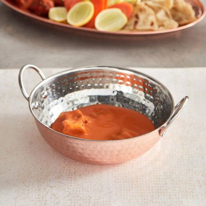 Copper Shine Kadhai - 17 cm