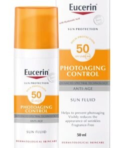 Eucerin Face Sunscreen Photoaging Control Anti-Age Sun Fluid Suitable As Make-Up Base Orange 50ml Orange 50ml