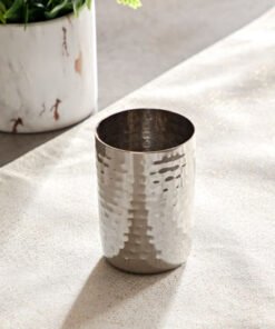 Hammered Stainless Steel Tumbler - 400 ml