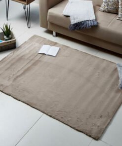 Faux Rabbit Fur Soft Rug - 120x170 cm