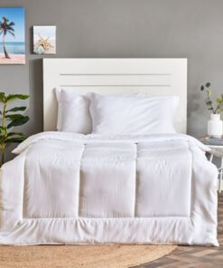 Cambridge Satin 3-Piece Twin Comforter Set - 160x2...
